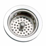 Kitchen Sink Strainer 3-5/6" Dia. Solid Brass Chrome Finish Renovators Supply. Fixed Price $41.99.