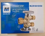 Mainline 1/4 Turn Stop Valve W/ Opposite Side Dual Outlet Shutoff 5/8 3/8X. Fixed Price $17.99.
