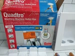 Oatey Quadtro 38569 - 1/2" Pex Washing Machine Outlet Box 1/4 Turn Valves Nob. Fixed Price $29.99.