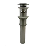 Xylem Ryvyr UM110BN Brass Vessel Pop-up Drain With Overflow Brushed Nickel. Fixed Price $49.99.