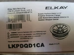 Elkay LKPDQD1CA 3-1/2" Polymer Disposer Flange W/removable Basket, Caviar. Fixed Price $65.00.