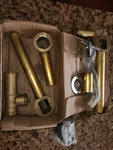 1-1/2 Brass Tubular Bath Drain Kit With 2X Stopper. Fixed Price $35.00.