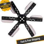 Derale 17018 18" Heavy Duty Stainless Steel Black Hub Standard Rotation Flex Fan. Fixed Price $95.09.