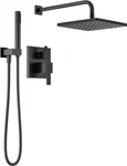 Delta 342701-BL Modern Monitor 14-SERIES Matte Black Square Raincan Shower Trim. Fixed Price $398.90.