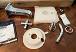 Kohler K-T13133-4AL-CP Pinstripe Pure Bath & Shower Trim Cross Handle Chrome. Fixed Price $909.99.