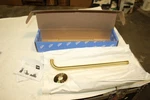 New Grohe Rainshower Brushed Cool Sunrise 15" Arm. Fixed Price $59.99.