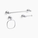 Kohler Terzet 3-PIECE Bath Accessory Set Chrome Finish (R33796-CP). Fixed Price $44.99.