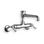 Chicago 886-CP Faucet, Lever, 1/2" Fnpt, 2, Cast Brass, Yes. Fixed Price $486.99.