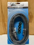 New Danco Handheld Shower Hose Universal 86" Extra Long #10081 Chrome/black. Fixed Price $19.95.