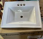 American Standard 1203004.020 - Town Square 4" Cc White Lavatory Countertop Sink. Fixed Price $44.99.