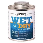 Christys RH-WET-PT-12 Pipe Cement, Aqua Blue, 16 Oz.. Fixed Price $18.29.