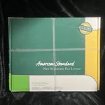 American Standard Cadet 3 Handle Bath Shower Faucet Set Polished Chrome New. Fixed Price $159.99.