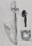Delta Chrome 3-SETTING 1.75 Gpm Handshower W/ Slide Bar 57021. Fixed Price $165.00.