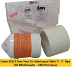 New Oatey 39223 Sure Vent Air Admittance Valve 500 Dfu 160 For 3"- 4" Pipe. Fixed Price $37.99.