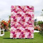 6PCS Flower Wall Panel Floral Backdrop Wedding Party Home Artificial Deco. Fixed Price $95.63.