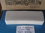 Eljer Emblem Toilet Tank Lid 151-1500 Natural Color Nice Condition 10C. Fixed Price $89.00.