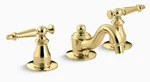 Kohler K-108-4-PB Antique Polished Brass Lavatory/bathroom Faucet Unused. Fixed Price $1450.00.