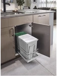 Rev-a-shelf 5SBWC-815S-1 Sink Base Double Pull Out Trash Can. Fixed Price $99.99.