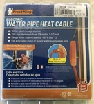 Frost King HC06 3-7FT Electric Water Pipe Heat Cable; 120 Vac. Fixed Price $11.99.