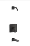 Kohler K-TLS23502-4-BL Parallel Tub And Less Showerhead Matte Black New. Fixed Price $435.04.