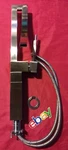 Art Deco Kraus Square Block Bathroom Vessel Sink Faucet Brushed Nickel 19.25". Fixed Price $99.99.