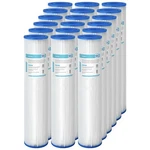 18PCS 20"X4.5" For Big Blue Whole House Pleated Sediment Water Filter Cartridges. Fixed Price $298.62.