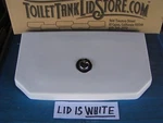 Crane 3-20-002 Toilet Tank Lid Button Included White 1A. Fixed Price $98.00.