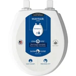 Mayfair By Bemis Round Wood Toilet Seat Whisper-close Hinge Stay-tite Fastening. Fixed Price $21.99.