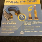 Danco All-in-one Toilet Installation Kit Wax Ring & Mounting Bolts Ob New. Fixed Price $13.20.