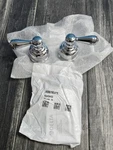 Genuine Delta H65 Metal Neo Style Lever Handles Chrome Polished Nos! Large!. Fixed Price $29.99.