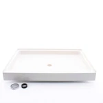 Swanstone SF03448MD.046 Almond Shower Floor Base Galaxy 34" 48" Center Drain. Fixed Price $408.49.