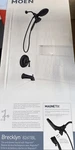 Moen Brecklyn Posi-temp Tub And Shower Faucet Matte Black (82611BL). Fixed Price $119.00.