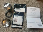 Kohler 7142-CP Clearflo Retrofit Toe Tap Conversion Kit In Polished Chrome. Fixed Price $68.00.