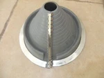 Dektite Pipe Flashing Boot: RF802G Retrofit Gray Epdm Flexible Round. Fixed Price $41.99.