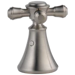 Delta Cassidy H295SS Metal Cross Handle Set - Deck Mount. Fixed Price $122.90.