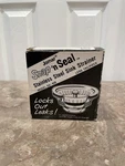 Vintage Jomar SS-430 Snap Seal Designer Sink Strainer Stainless Steel 1985. Fixed Price $29.99.