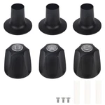 Tinoaly 3PCS Shower Knobs Replacement Kit, Matte Black. Fixed Price $31.18.