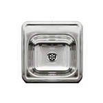 Whitehaus WH692ABL Polished Square Kitchen Sink Stainless. Fixed Price $315.00.