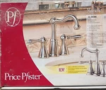 Price Pfister Marielle 4 Mini-widespread Brushed Nickel Bathroom Faucet Set. Fixed Price $48.99.