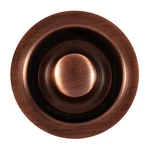 Sinksense Antique Copper Kitchen Disposal Flange Drain With Stopper. Fixed Price $35.98.