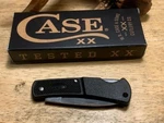 Case Xx Lightweight Black Zytel Caliber Lockback 3" Pocket Knife Usa Dot CA156. Fixed Price $27.98.