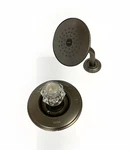 Delta Mulitchoice Pewter Shower Trim Kit W/cartridge & Acrylic Handle T14240. Fixed Price $129.99.