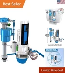 Ultimate Hydroright Water-saving Toilet Tank Repair Kit With Chrome Push Buttons. Fixed Price $63.89.