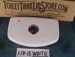 Castel Brand Toilet Tank Lid A2-23 Dual Flush White With Button Tiny Nick 6B. Fixed Price $69.00.
