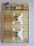 Vintage Moen Porcelain Chrome Small Cross Handles Centerset Mini Widespread Nos. Fixed Price $85.00.