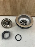 Delta 72010 Basket Strainer For 4-1/2" Kitchen Sink Drain Chrome Edge/matte Int. Fixed Price $29.99.