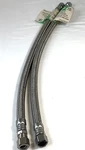 Plumbshop Faucet Hookup Connector 16" Braided Nylon Hose 3/8" Compression. Fixed Price $12.74.