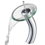 Kraus KGW-1700-CL Waterfall Hole Vessel Bathroom Faucet. Fixed Price $144.95.