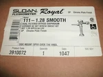 Sloan Royal Flushometer 111 SMOOTH-1.28 3910072 W/EBV-200-A. Fixed Price $250.00.