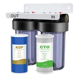 2 Stages Big Blue Whole House Water Filter System City/family Kdf Filtration. Fixed Price $135.99.
